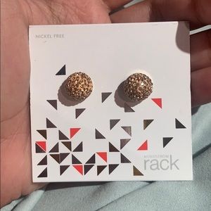 Nordstrom Rack rose gold earrings